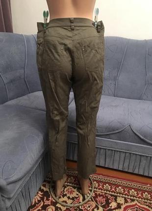 Штани carla ferroni 46 розмір,брюки,штани бавовна,тонкі літні штани7 фото