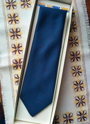 Галстук мужской синий