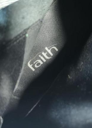 Стильні чобітки faith, шкіра, отл упоряд!4 фото