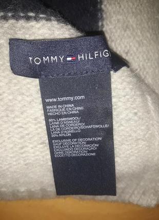 Теплющий і розкішний шарф tommy hilfiger оригінал4 фото