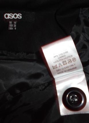 Стильный пиджак , распродажа. ворот шалька . с букле рукавом - s - asos5 фото