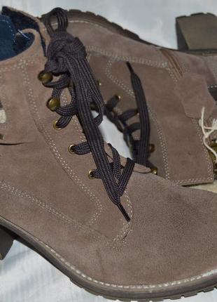 Ботинки сапожки замш tom tailor размер 42, ботінки черевики1 фото