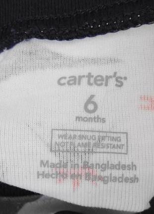 Carter's. пижама дино на 6 месяцев. картерс4 фото