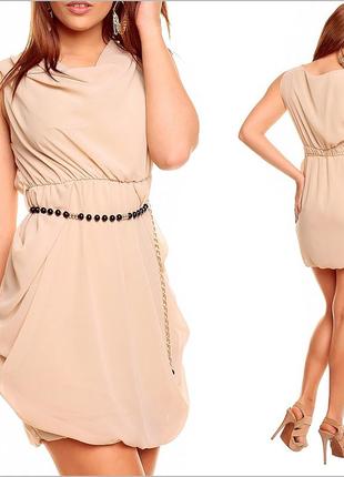 Легка бежева сукня 2