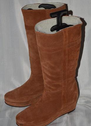 Знижки!!! чоботи замш zign розмір 42, чоботи замш