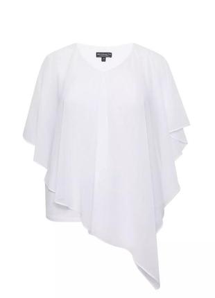 Белая блуза балахон8 фото