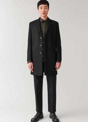 Шикарне класичне пальто cos tailored wool-live coat