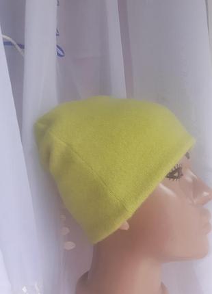 Шапка дитяча кашемірова,шапка підліткова,100% кпшемір,шапка подвійна