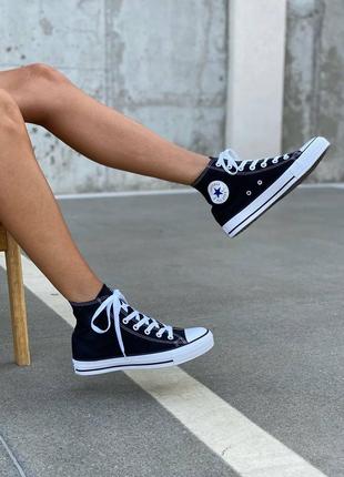 Женские кеды converse chuck taylor classic black high