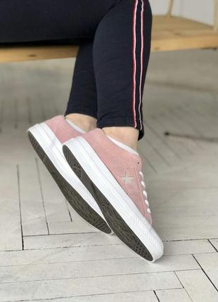 Жіночі кеди converse pink6 фото