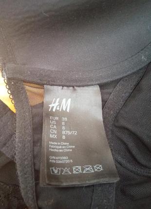 Кружевне боді/ чорне боді/ грація/ чорне боді h&m7 фото