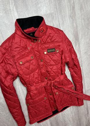 Barbour куртка s женская красная демисезонная оригинал