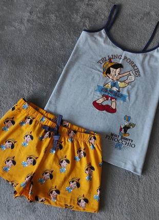 Пижама с пинокио новая с биркой primark disney