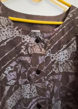 Шелковая блуза жакет винтаж3 фото