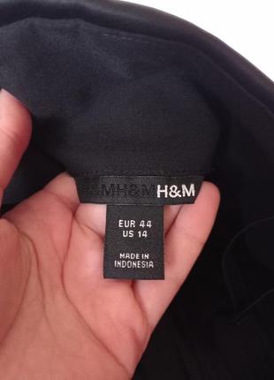 Трендовий чорний корсет майка під сорочку бренду h&m2 фото