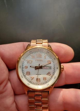 Fossil am-4334 кварцевые женские часы10 фото