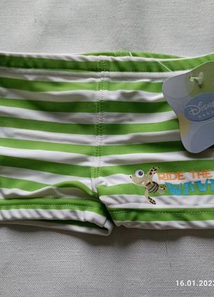 Шорти плавки зелена полоска