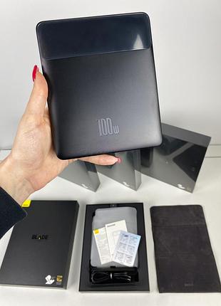Повербанк для ноутбука baseus blade digital display 20000mah 100w