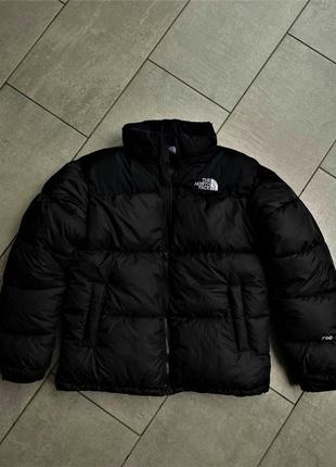 Зимний пуховик черный тн tnf the north face 700 / зимняя куртка тепла