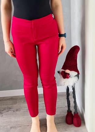 Женские брюки (красные)1 фото