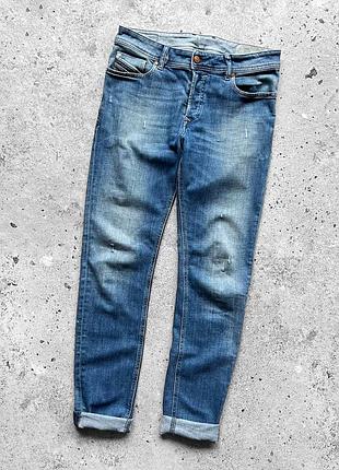 Diesel men’s blue denim sleenker slim-skinny jeans джинси1 фото