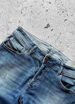 Diesel men’s blue denim sleenker slim-skinny jeans джинси4 фото