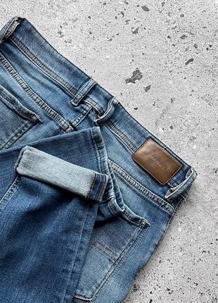 Diesel men’s blue denim sleenker slim-skinny jeans джинси7 фото