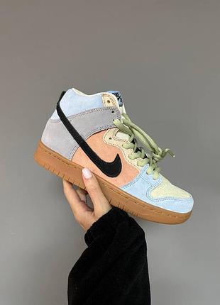 Кроссовки nike sb dunk high pro colored premium