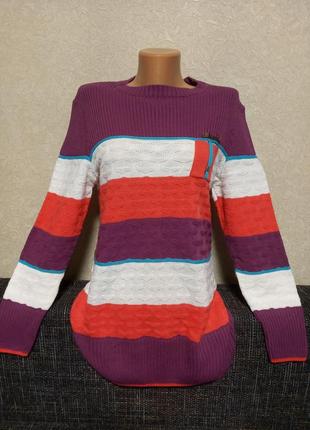 Длинный свитер с шарфом3 фото