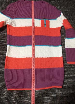 Длинный свитер с шарфом 5