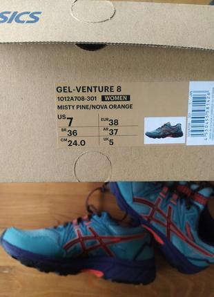 Стильные женские кроссовки asics gel-venture 8, размер 37, 385 фото