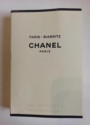 Chanel paris-biarritzтуалетна вода (пробник 1,5 мл)2 фото