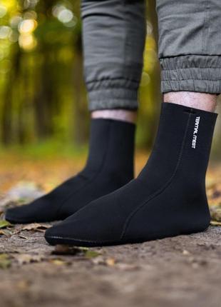 Чоловічі тактичні шкарпетки водонепроникні неопренові mest чорні  ⁇  термошкарпетки армійські зимові