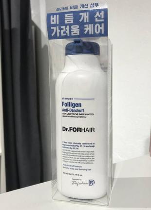 Шампунь от перхоти для ослабленных волос dr.forhair folligen anti-dandruff shampoo 300 мл