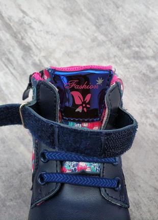 Зимові черевики для дівчинки, зимние детские ботинки, див.заміри в описі товару4 фото