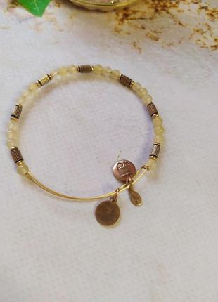 Alex and ani vintage gold wrap браслет із намистинами