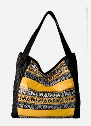 Легка жіноча сумочка з приготованої тканини, стьобана сумка. жіноча сумка жовта чорна