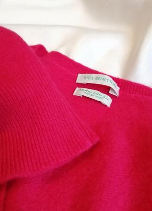 Розовый свитерик из шерсти мериноса1 фото
