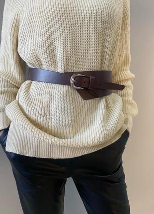 Асимметричный поясок на талию