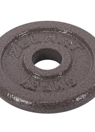 Диски (диски) сталеві d — 30 мм zelart ta-7789-1_25 1,25 кг сірий