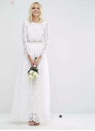 Нова весільна сукня asos 12 р