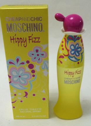 Жіноча туалетна вода moschino cheap and chic hippy fizz(москіно чіп чик хіпі фіз) 100 мл