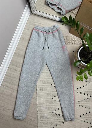 Pink victoria secret виктория сикрет брюки джоггеры женские оригинал серые
