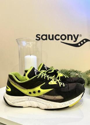 Кроссовки saucony aya black/neon - (s70460-3) 42,5/27 оригинал