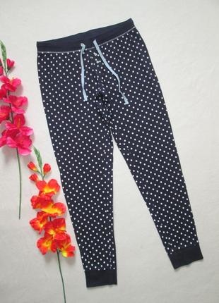 Стрейчевые домашние пижамные брюки в горох 100% коттон  c&a1 фото