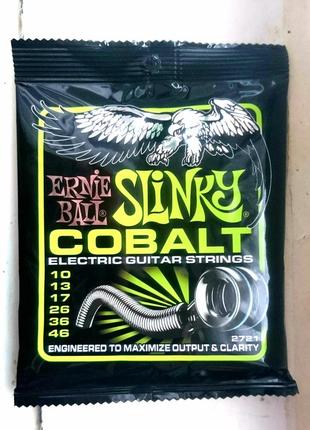 Струни для электрогітари ernie ball 2723 cobalt slinky 9/423 фото