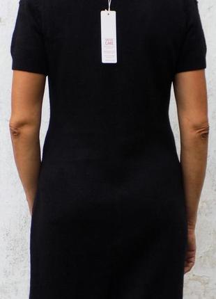 Оригинал esprit (160€) (m/l) платье черное с вышитыми бусинками вязаное шерсть хлопок escada1 фото