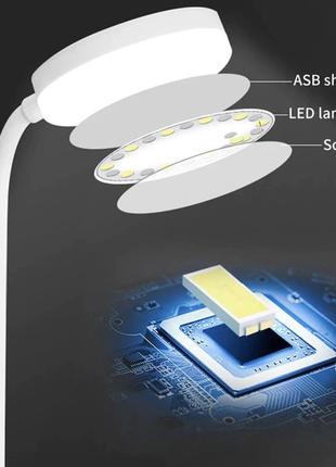 Світлодіодна led-лампа з акумулятором, світильник на usb акція!6 фото