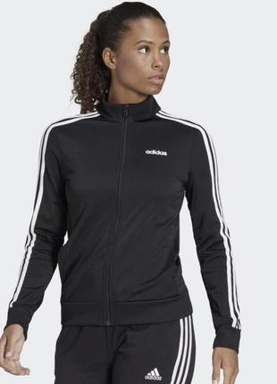 Олімпійка adidas essentials tricot track jacket black кофта