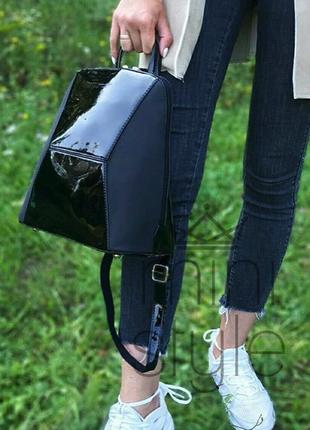 Рюкзак трендовий рюкзачок cross-body крос боді david jones8 фото